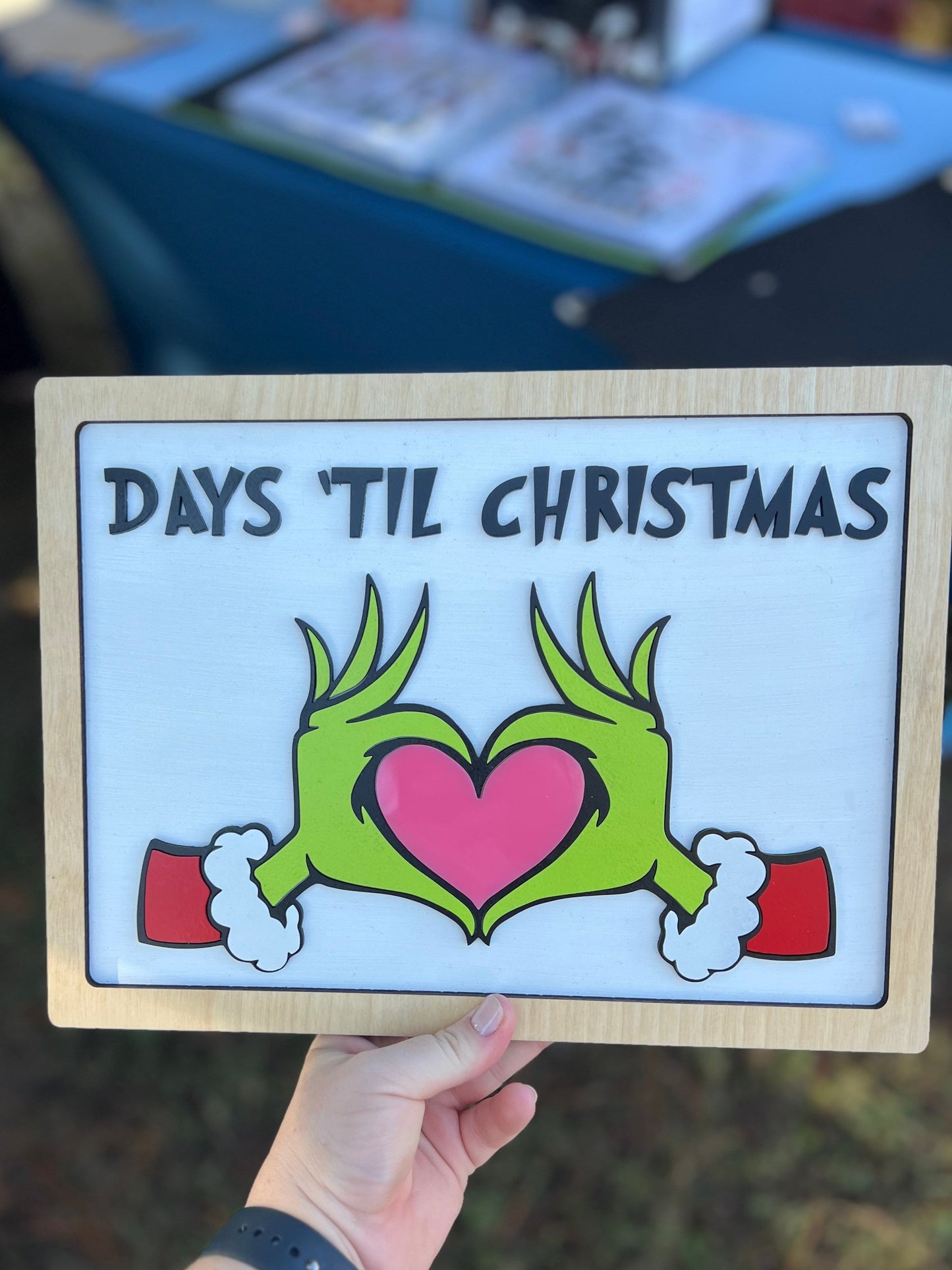 Grinch Countdown Sign