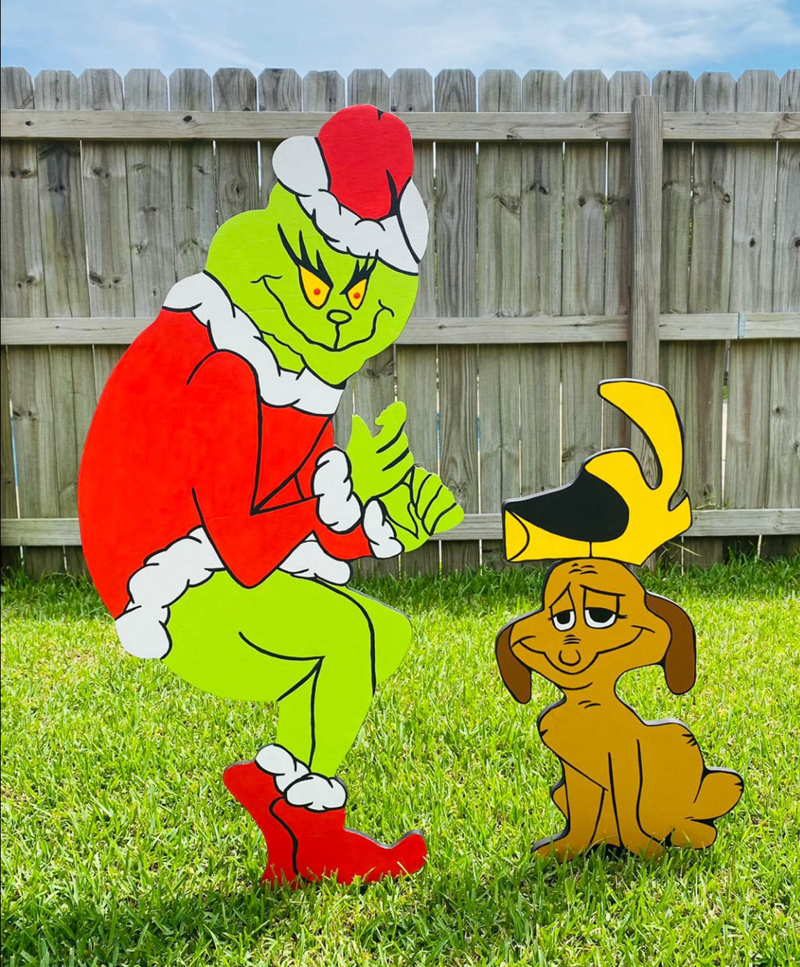 Grinch Yard Signs