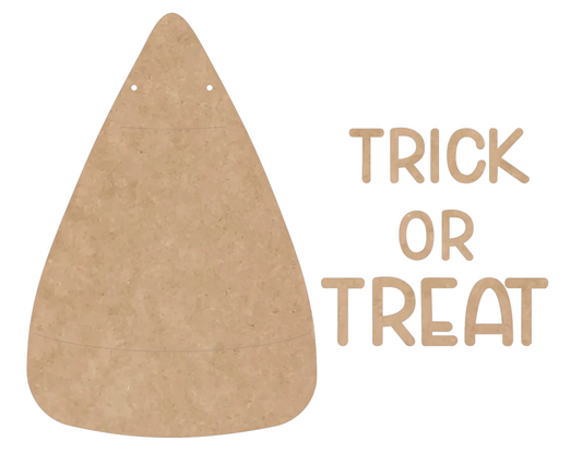 Trick or Treat - DIY Paint Kit - Halloween Door Hanger