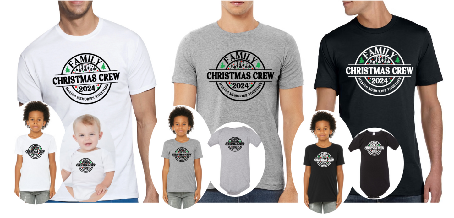 Matching Family Christmas Shirts (Infant Sizes)