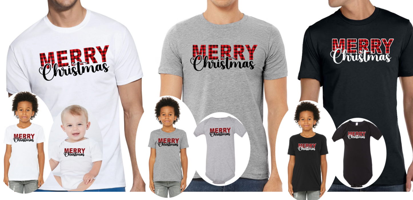 Matching Family Christmas Shirts (Infant Sizes)